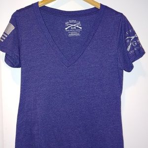 Womens V Neck Grunt Style Shirt
